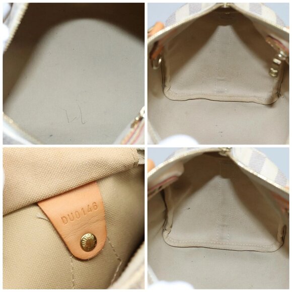 LOUIS VUITTON Damier Azur Speedy Bandouliere 25 Hand Bag N41000 LV Auth 110764 - Picture 15 of 16